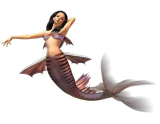 11 (12)免抠 设计 元素 二次元 美人鱼