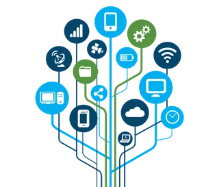 科技树卡通圆形简笔少儿兴趣班