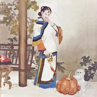 工笔古典人物艺术图片 工笔古典人物艺术图片