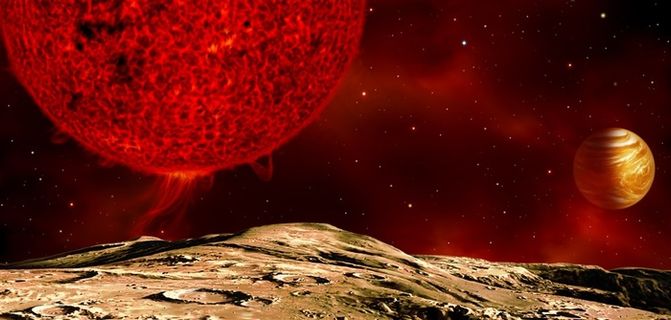 太阳系背景设计素材