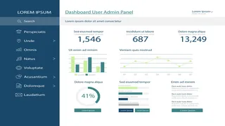 可视化大数据科技网页后台管理图表软件AI界面PSD模版素材源文件