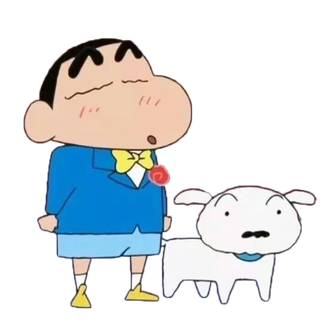 蜡笔小新卡通小白小新