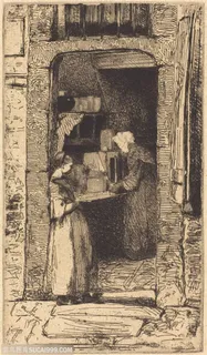 惠斯勒素描店铺