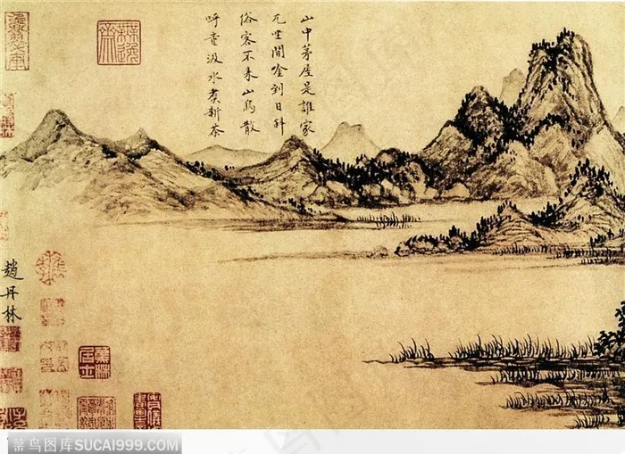 陆羽烹茶图