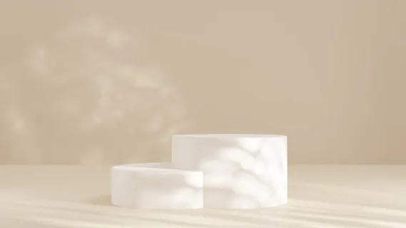 3D背景素材主图产品展台光影