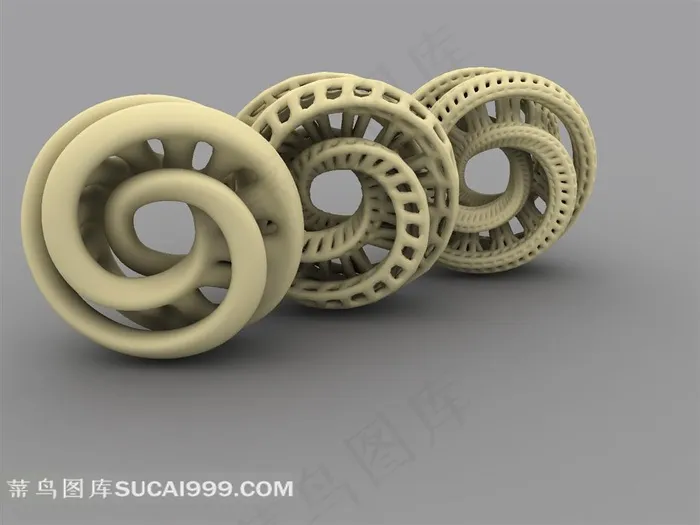3D旋转图形壁纸素材