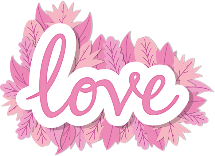 花朵love情人节