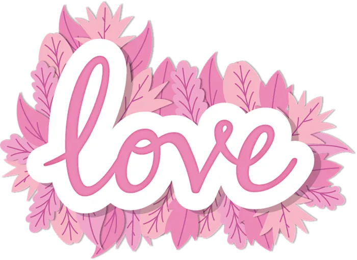 花朵love情人节