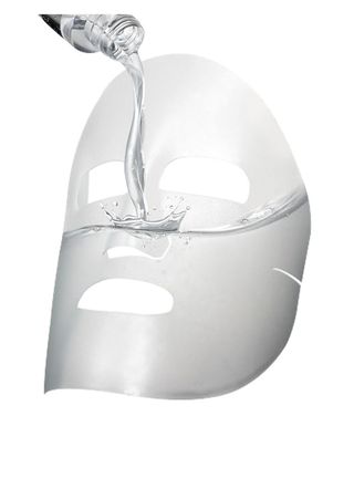 白色侧面面膜化妆品素材png