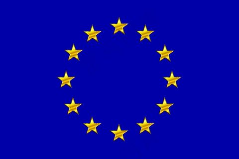 欧盟国旗背景图片