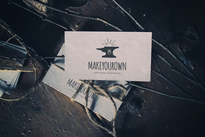 名片样机设计素材