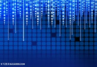 蓝色数字科技背景