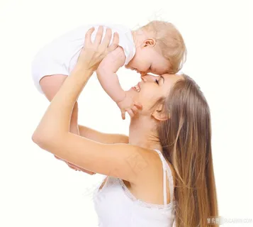 快乐的母子图片