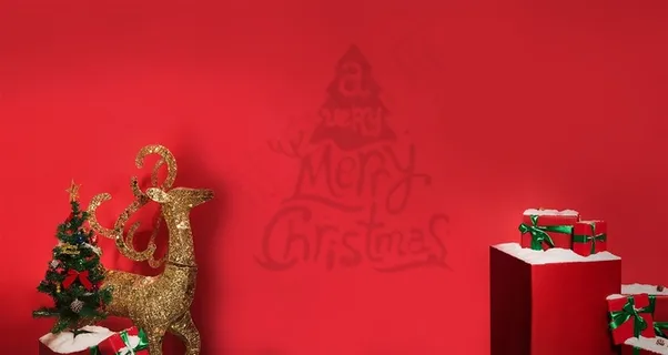 圣诞节日气氛场景图