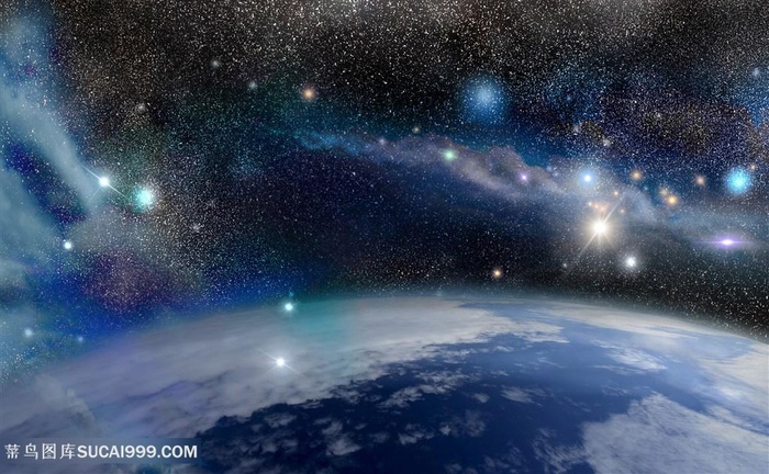 地球上的宇宙星空图片