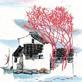 江南水乡之秋美图摄影图片