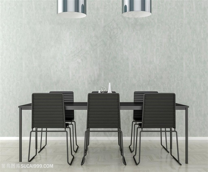 简约餐厅软装效果高清图片