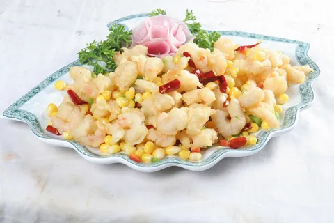 4玉米脆虾仁-久久烤鱼坊