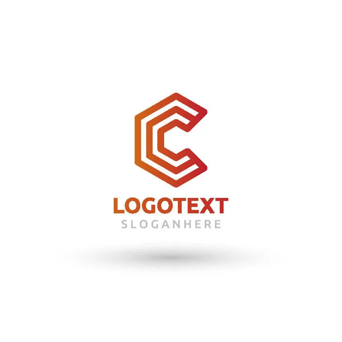 图标标识标志立体几何图形企业商标VI品牌LOGO设计模板AI矢量素材ai矢量模版下载