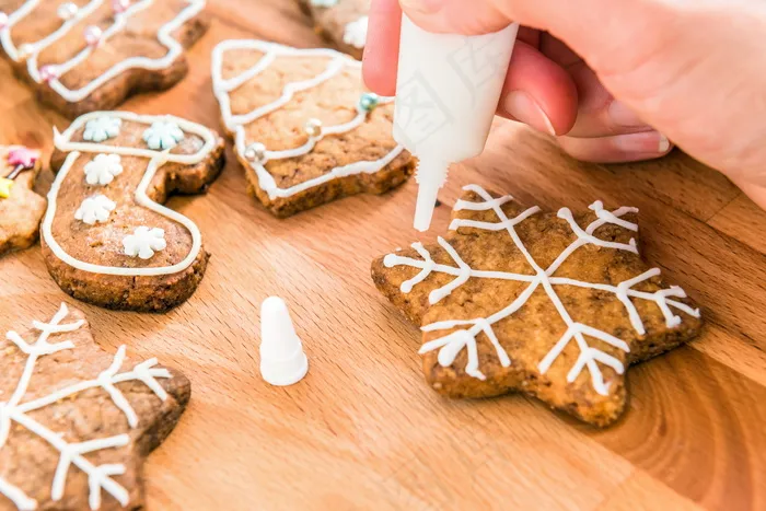 圣诞节自制姜饼图片