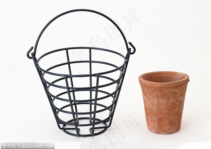 园艺工具-漂亮的花篮