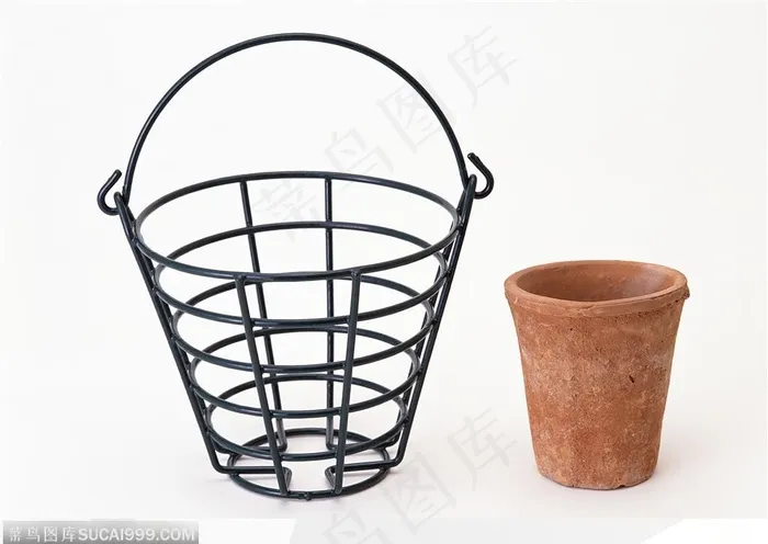 园艺工具-漂亮的花篮