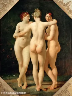 让·巴蒂斯特·勒尼奥(1754-1829)——三美油画图片