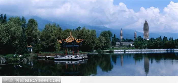 晚间时刻的颐和园
