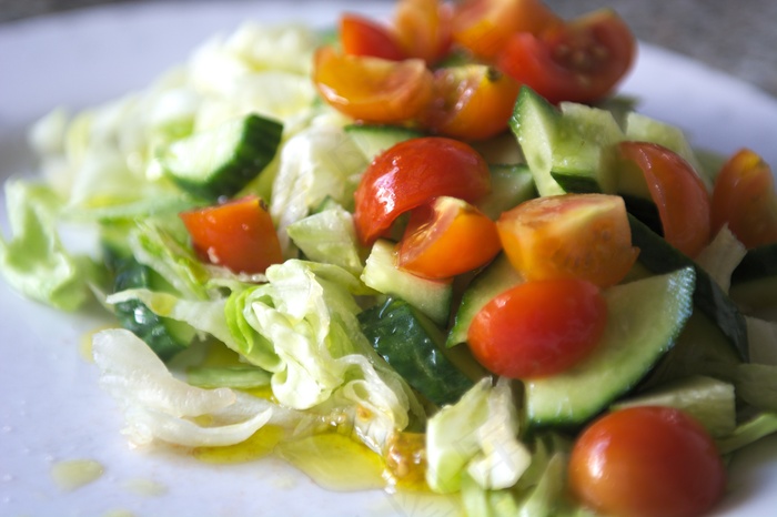 蔬菜美食沙拉图片