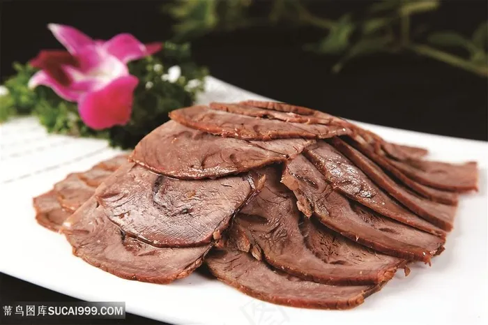五香酱牛肉牛腱肉卤牛肉凉拌牛肉摄影餐饮美食传统美食