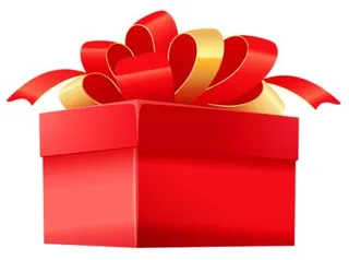 红色礼盒 PNG免抠