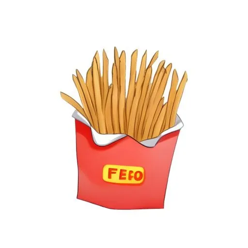 薯条免抠(2048x2048)