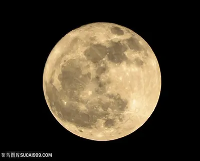 黑夜月亮景色高清图片