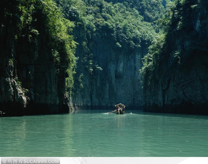 长江三峡风景-秀丽的小三峡