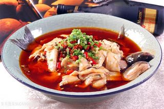 川椒片片鱼中华美食摄影图