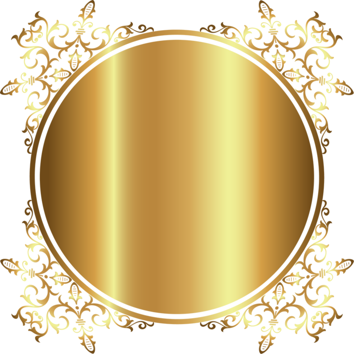 金色花纹花边底图