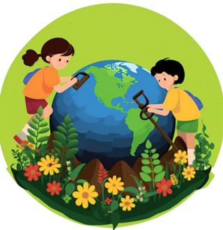 地球保护环境绿色免抠