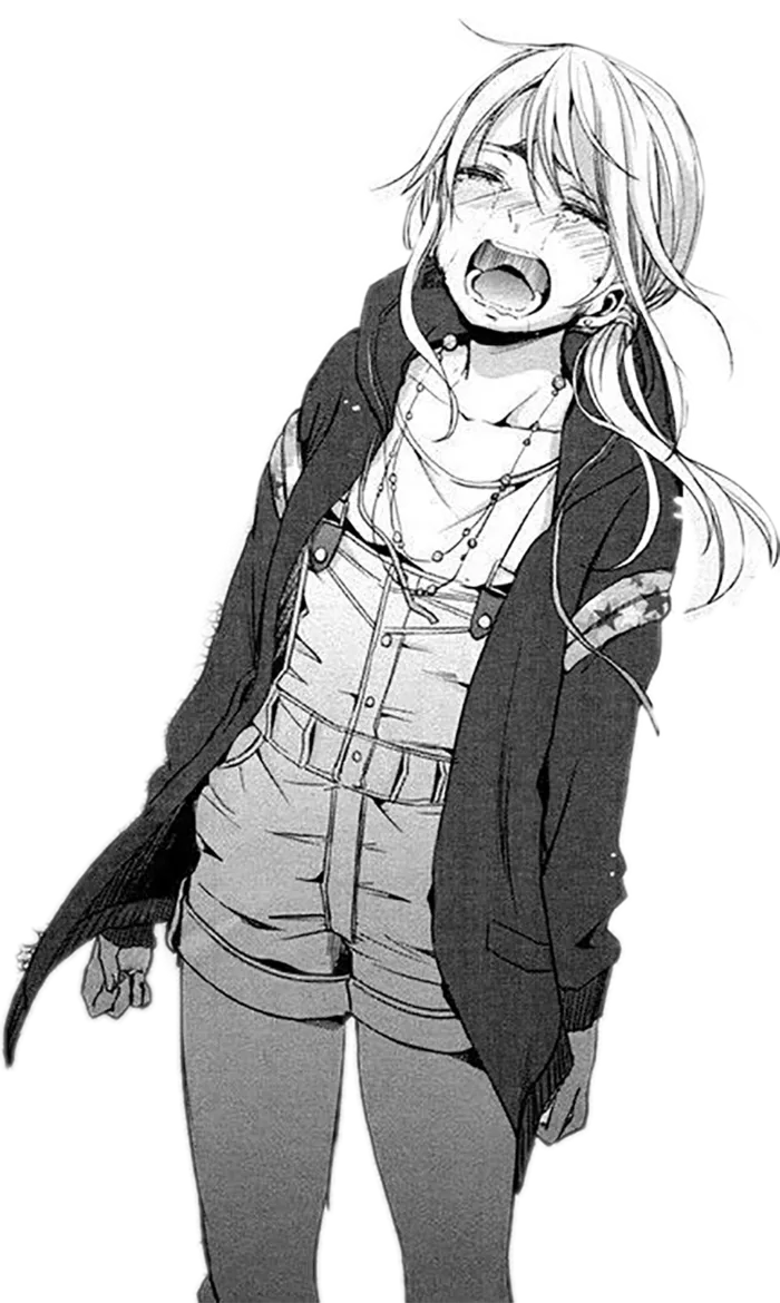 哭泣女孩素材素描