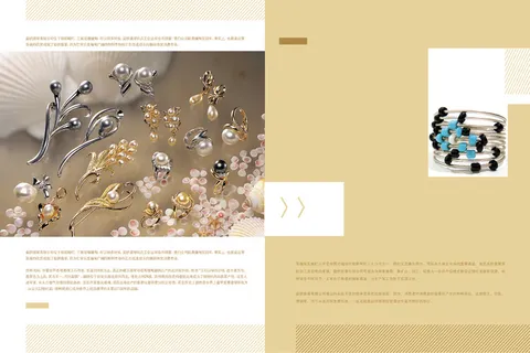 珠宝画册空白模板戒指