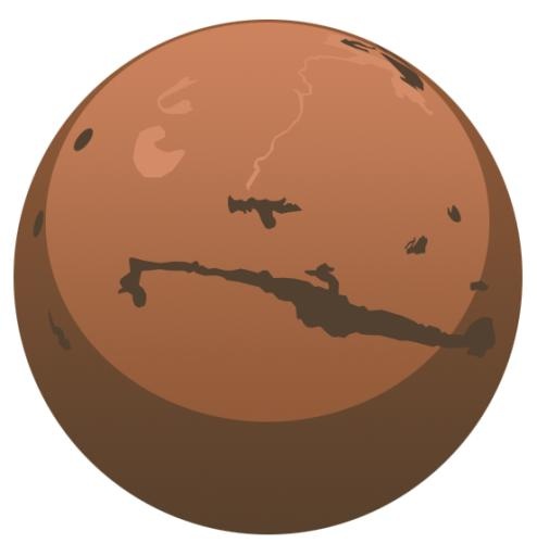火星 PNG免抠(553x572)