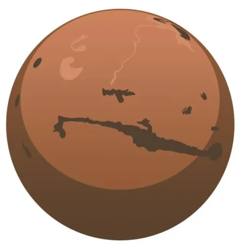 火星 PNG免抠(553x572)