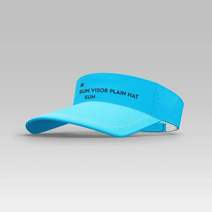 蓝色遮阳帽样机效果贴图psd模版下载