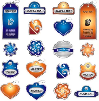 免抠Label吊牌矢量