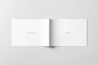 简约极简画册样机
