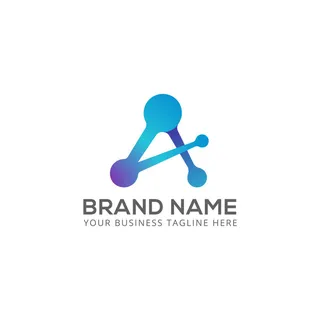 图标标识标志立体几何图形企业商标VI品牌LOGO设计模板AI矢量素材