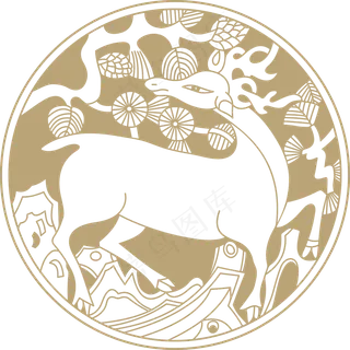 中国风传统吉祥寓意图案古代喜庆祥瑞纹样纹饰PNG免抠