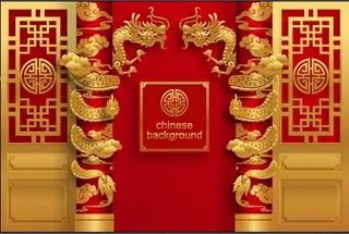 新年金龙设计装饰