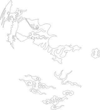 花古色古香古典古风花纹海浪浪花