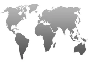 世界地图免抠