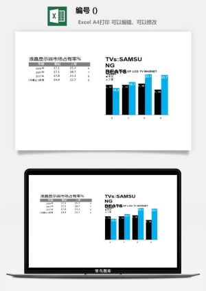LMTK可视化图表模板Excel素材公司企业办公表格数据分析智能图表预览图